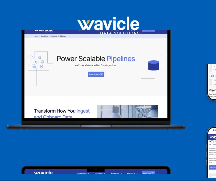 Wavicle Website Redesign