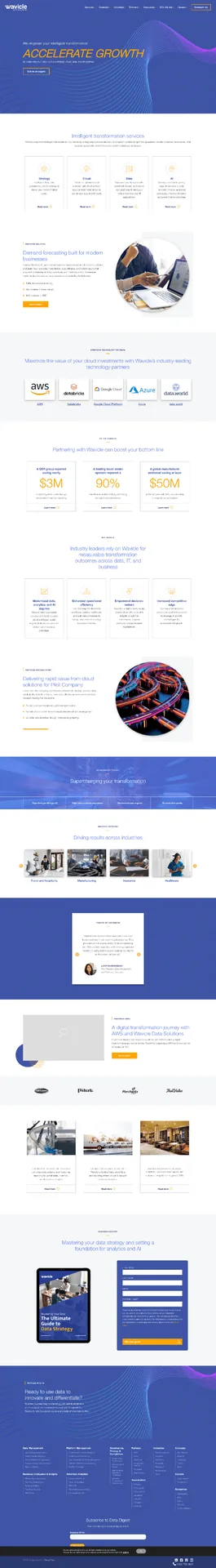 Before - Wavicle Website